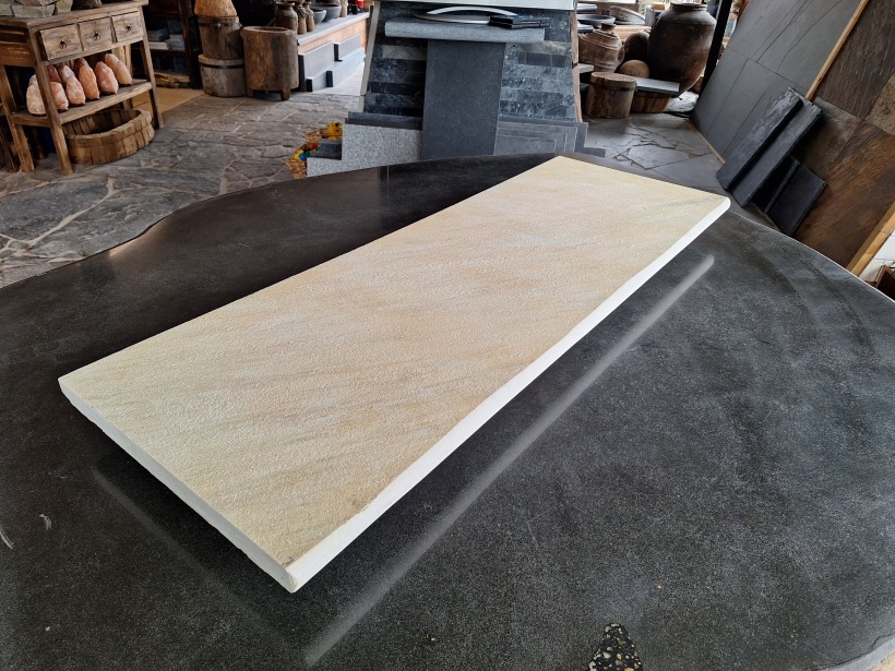 Zwembadrand Brasil Yellow 100x35x3 cm