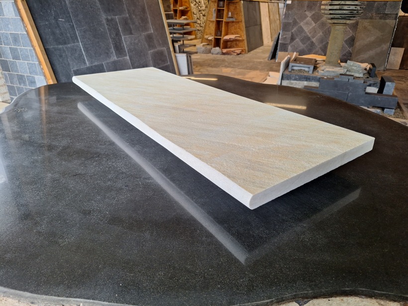 Zwembadrand Brasil Yellow 100x35x3 cm