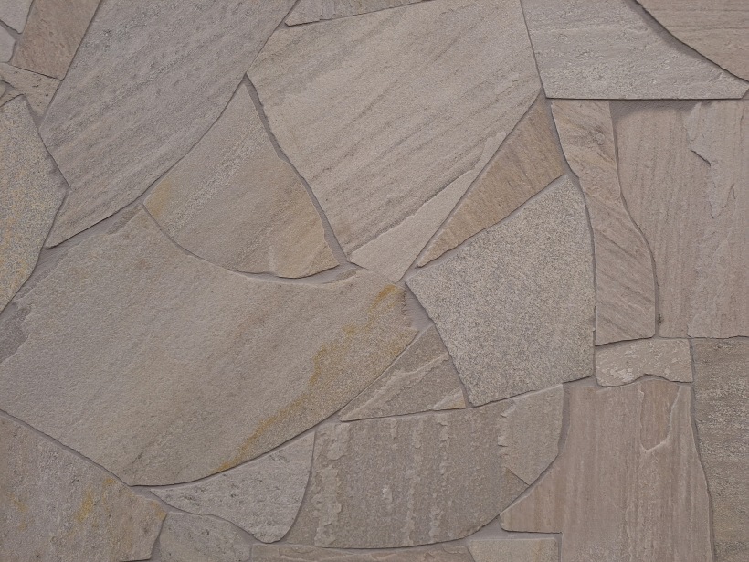 Brasil White flagstones dun 1-1,5 cm dik