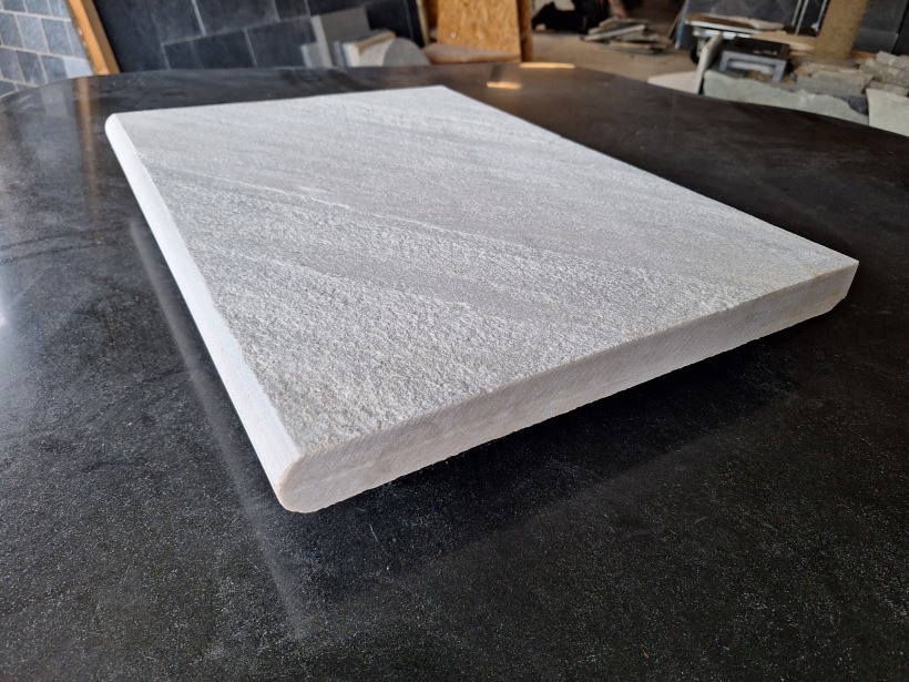 Traptrede Brasil White Kwartsiet 50x35x3 cm