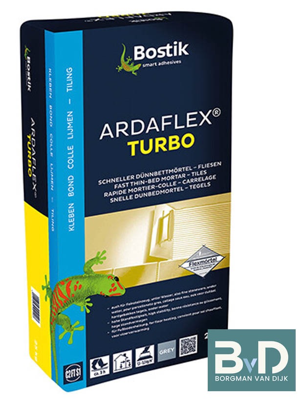 Ardaflex Turbo Tegellijm Sneldrogend 25kg