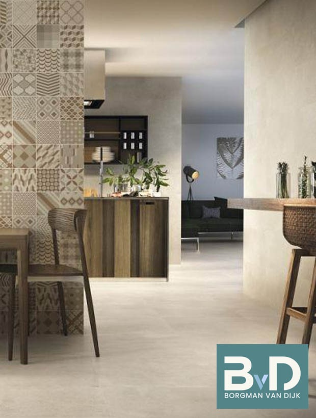 Arkety Bone 30x60 cm Keramische vloer-wandtegels beige