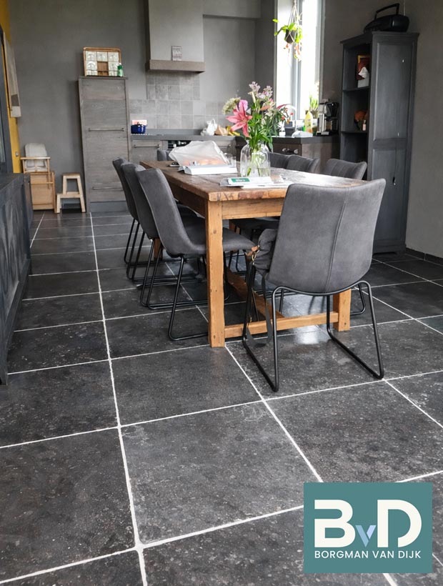 Bourgondische Dallen Belgisch Hardsteen Antique 60x60x2 cm Vloertegels