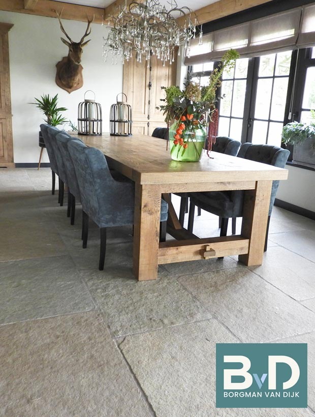 Bourgondische Dallen Chatillon Beige Natural 60x90 cm vloertegels