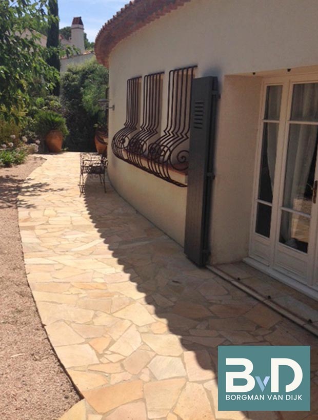 Brasil Yellow Flagstones tuintegels