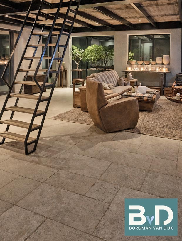 Castle Stone Beige Groot Wildverband Natural vloertegels