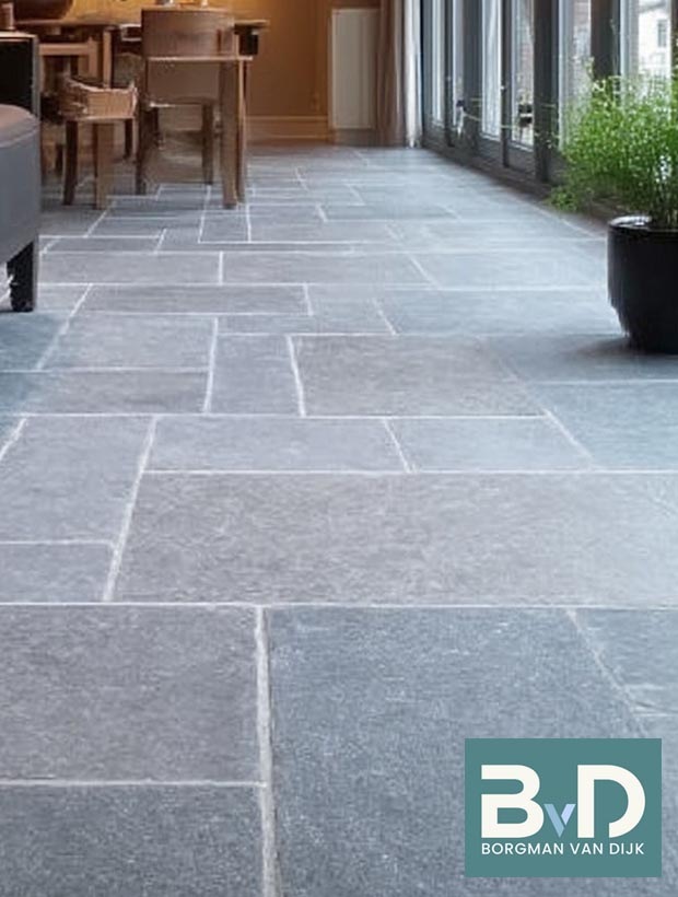 Castle Stone Blue Groot Romaansverband kasteelvloer