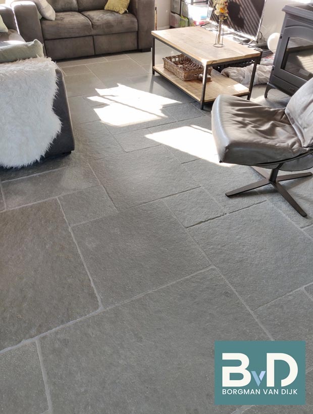 Castle Stone Grey Natural Groot Wildverband vloertegels