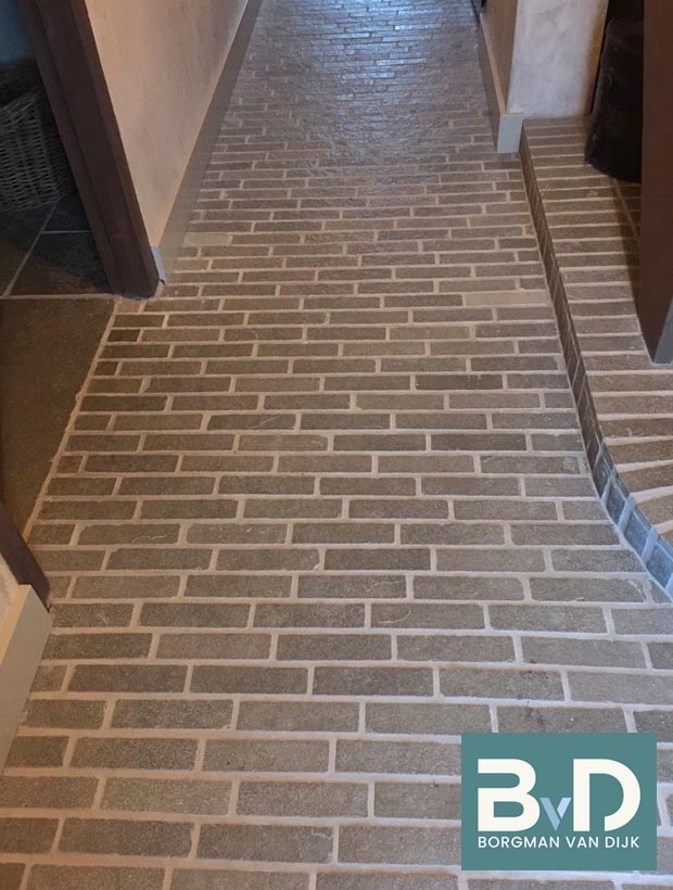 Castle Stone Grey Natural Waalklinkertjes 20x5x2 cm vloertegels Entree