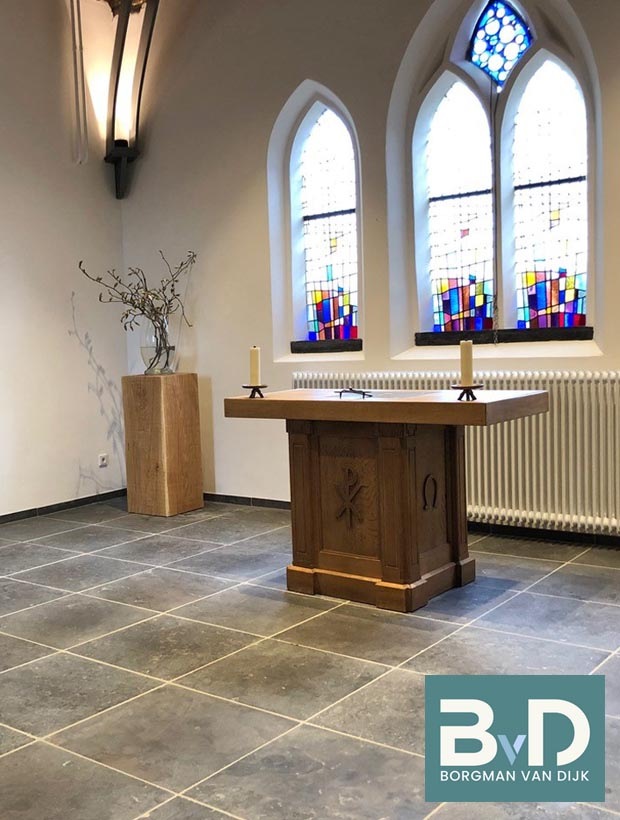 Chinees Hardsteen Abdij 60x60x1,5 cm vloertegels