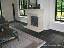 Desert Black Soft Finish leisteen 60x60x1,5 cm