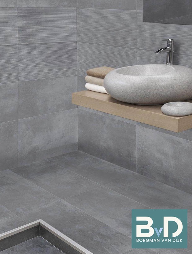 Loft Grey 30x60 cm keramische vloer-wandtegels betonlook