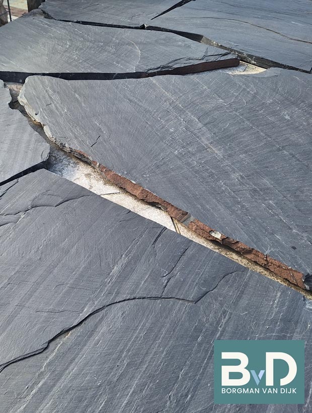 Mystic Black XXL Flagstones terrastegels