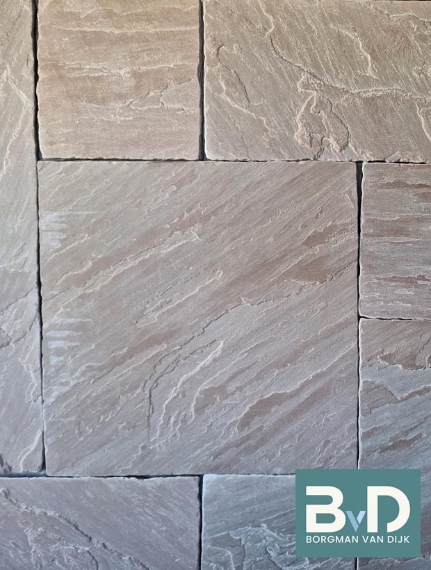 Nostalgic Brown Groot Wildverband Natuursteen Tegels