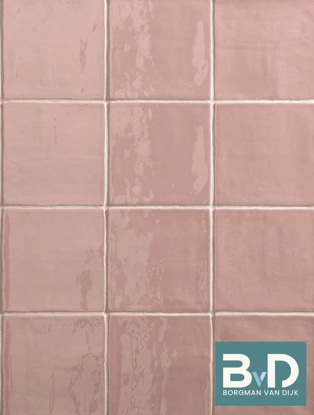 Oud Hollandse Witjes ROZE 13x13 cm Keramische Wandtegels