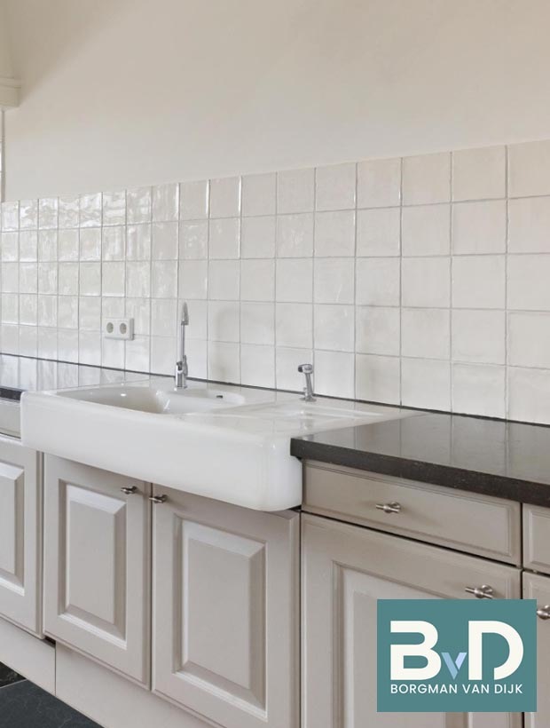 Oud Hollandse Witjes Wit 13x13 cm keramische wandtegels