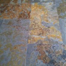 Oxide Slate leisteen 80x80x2,5 cm
