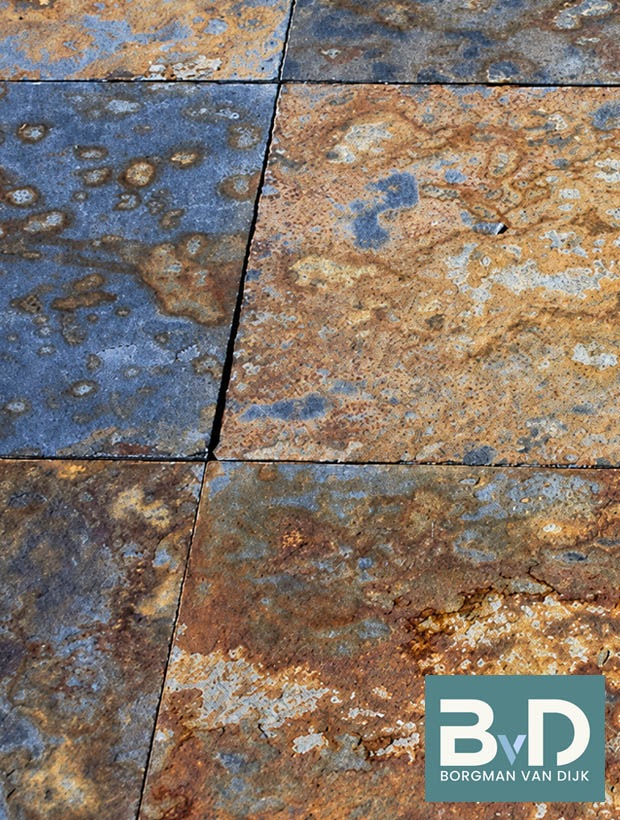 Oxide Slate Multicolor Leisteen 60x60x1cm vloertegels