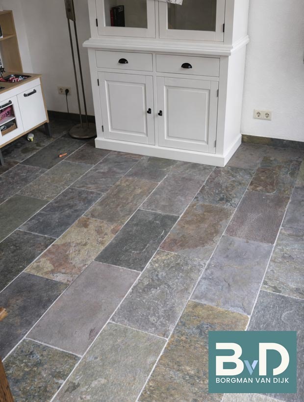 Peacock leisteen Multicolor Slate 30x60x1,2 cm vloertegels