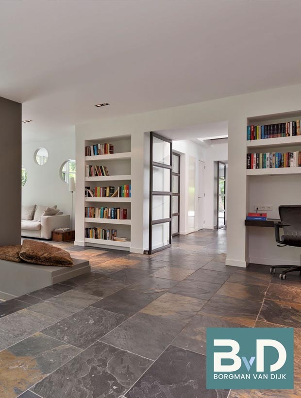 Peacock leisteen Multicolor Slate 60x60x1,5 cm Landelijke vloertegels