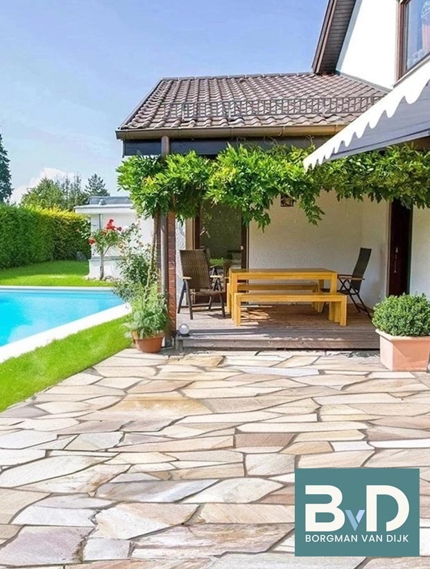 Rio Sunrise Flagstones 2-3 cm dik terrastegels