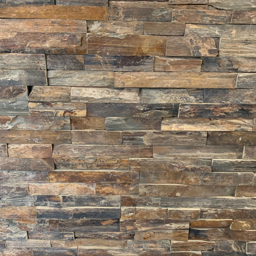 Rusty Slate Splitface Wall Cladding