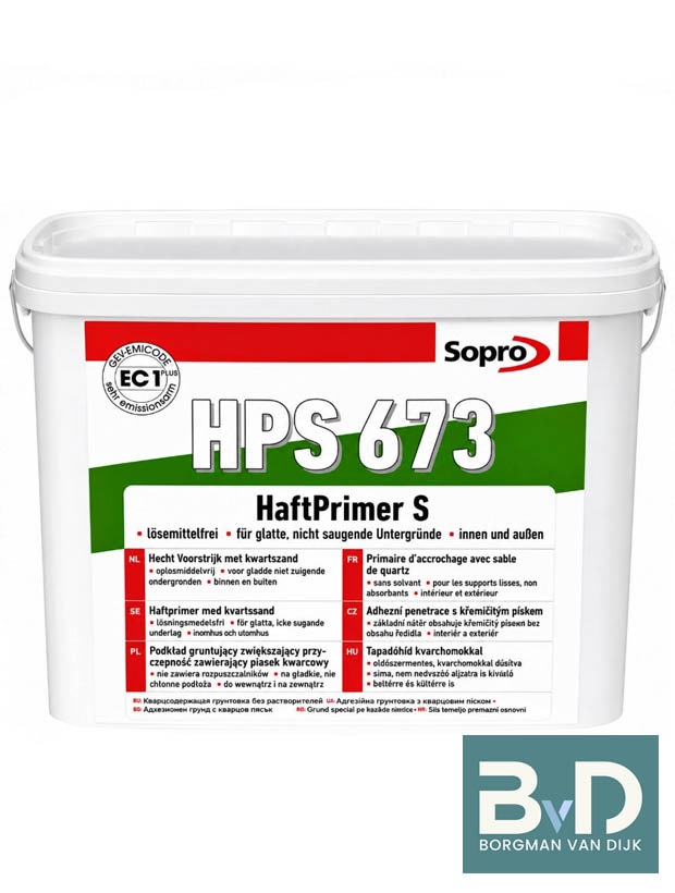 Sopro HPS 673 Hechtprimer Niet-Zuigende Ondergrond 5KG