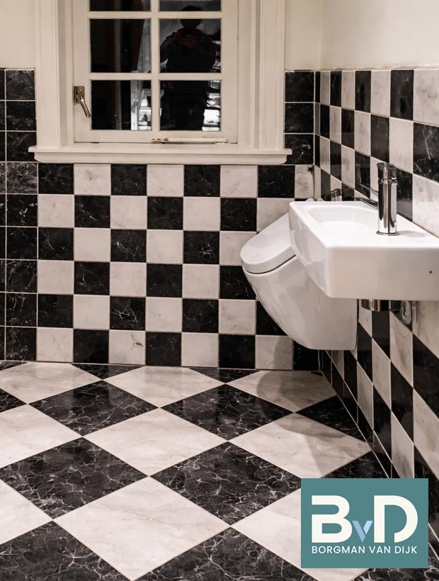Boerenplavuizen Toros Zwart Wit Marmer mix 20x20x1 cm Plavuizen vloertegels