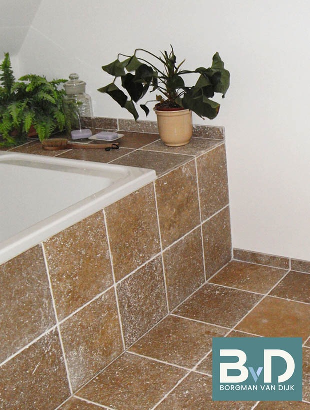 travertin noce 20x20 cm anticato vloer-wandtegels badkamer