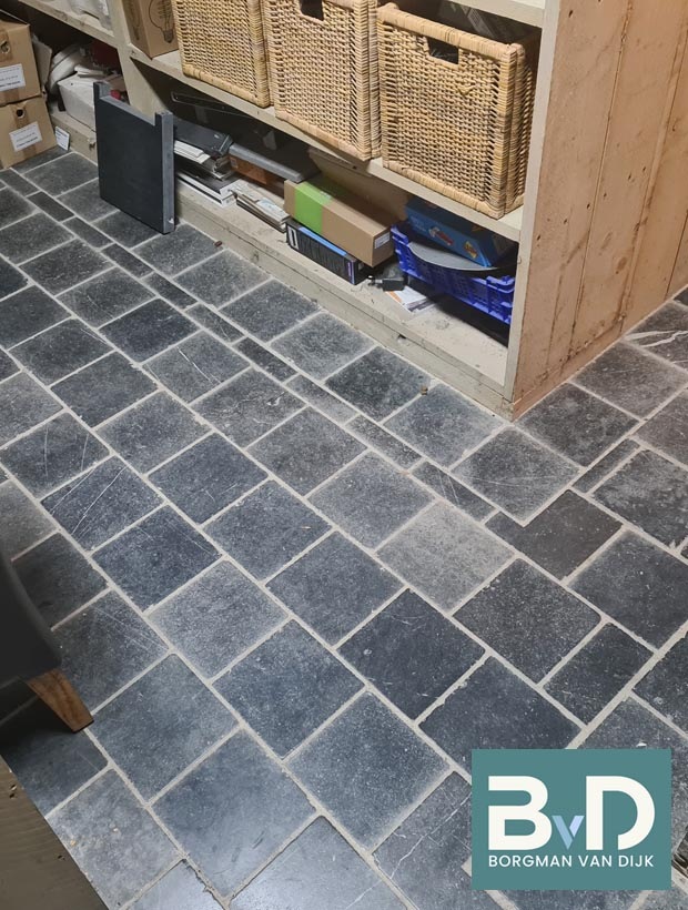 Vietnamees hardsteen Rustiek 20x20 cm natuursteen estrikken