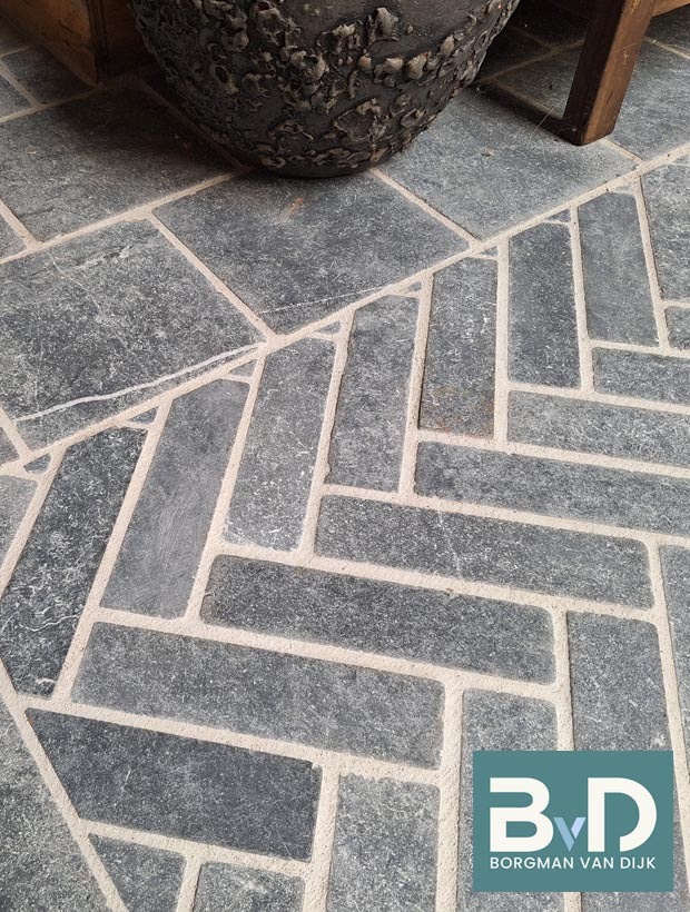 Vietnamees Hardsteen Rustiek Waalklinkertjes 20x5x1,5 cm