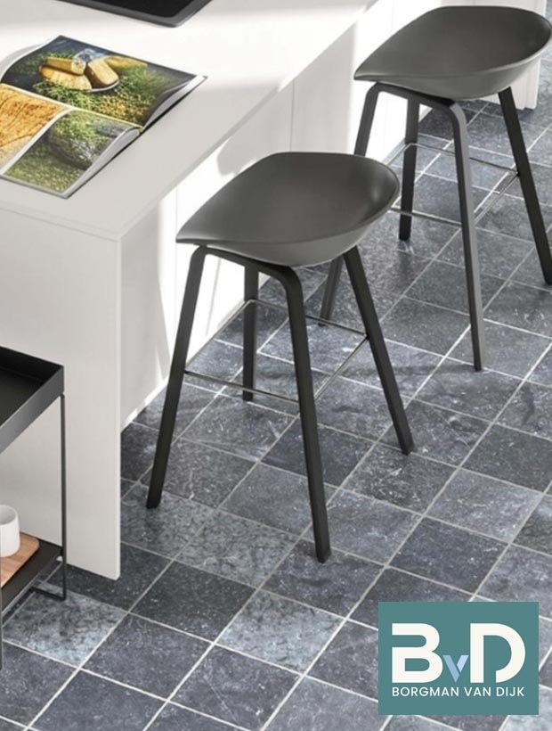 Vietnamees hardsteen 10x10 cm vloertegels