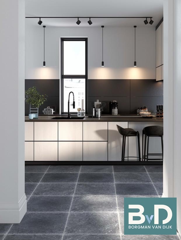 Vietnamees hardsteen 40x40 cm binnenvloer