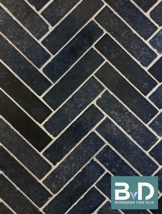 Waalklinkertjes Desert Black Gothic 20x5x1,5cm vloertegels keuken