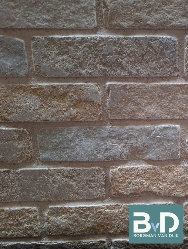 Chateau Beige Antique 20x5xca.2 cm Waalsteentjes, verouderd natuursteen met landelijk geleefde uitstraling