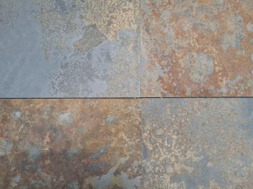 Oxide Slate leisteen 80x80x2,5 cm