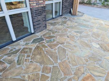 Flagstones Karystos Brown dikformaat 3-5 cm dik