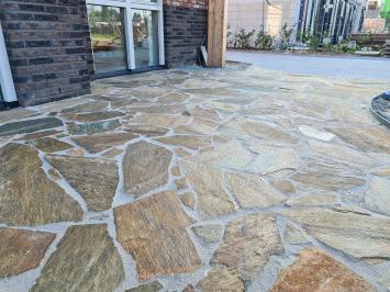 Flagstones Karystos Brown dikformaat 3-5 cm dik