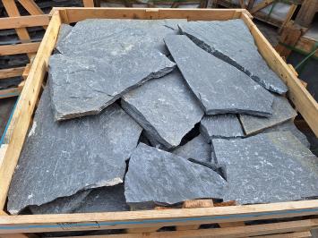 Karystos Black Flagstones dikformaat 3-5 cm dik