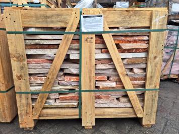 Brasil Rosso Flagstones dikformaat 2,5-4 cm dik