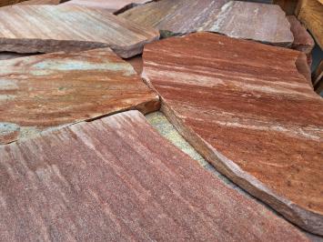 Brasil Rosso Flagstones