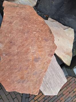 Brasil Rosso Flagstones