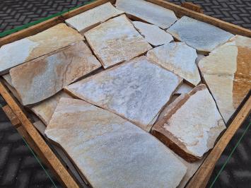 Yellow / Rio Sunrise Flagstones 2-3 cm dik