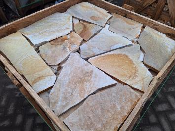 Yellow / Rio Sunrise Flagstones 2-3 cm dik