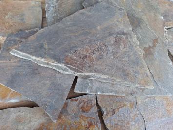 Brasil Black Gold Flagstones dikformaat 2,5-4 cm dik