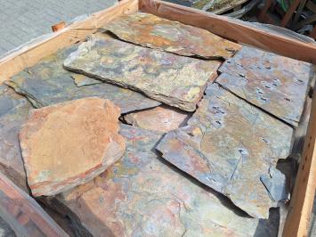 Multicolor Slate Flagstones 2,5-3,5 cm dik