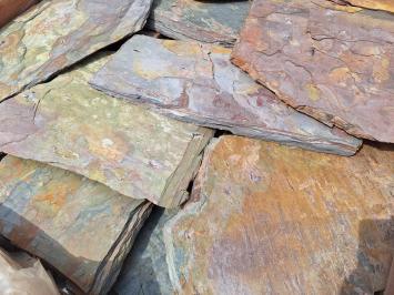 Multicolor Slate Flagstones 2,5-3,5 cm dik