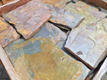 Multicolor Slate Flagstones 2,5-3,5 cm dik
