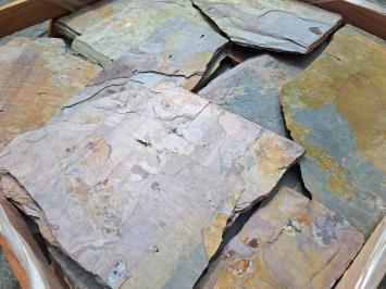 Multicolor Slate Flagstones 2,5-3,5 cm dik
