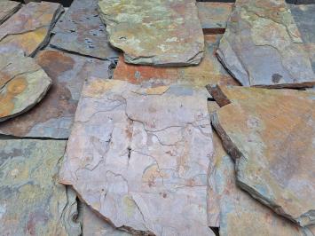 Multicolor Slate Flagstones 2,5-3,5 cm dik